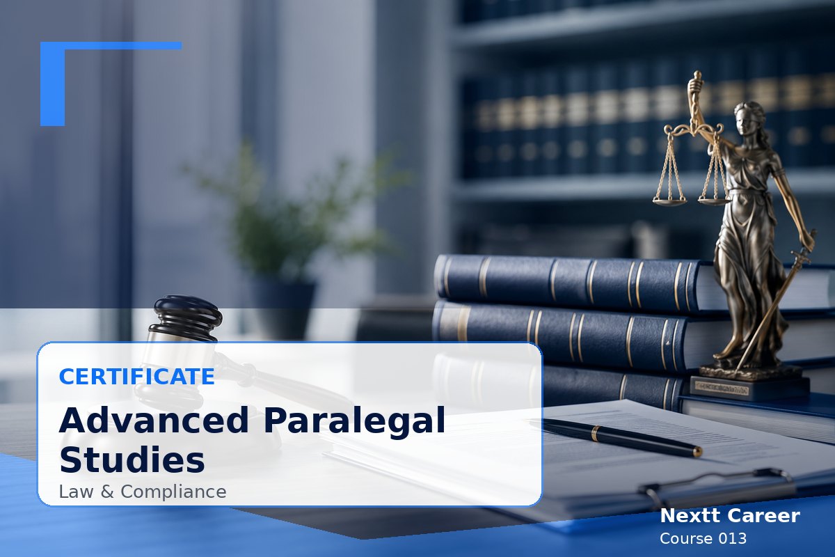Certificate - Advanced Paralegal Studies