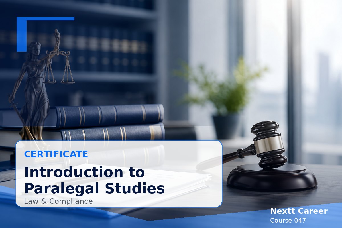 Certificate - Introduction to Paralegal Studies