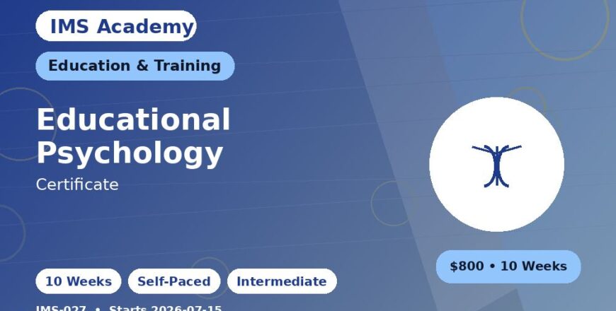 Certificate - Educational Psychology