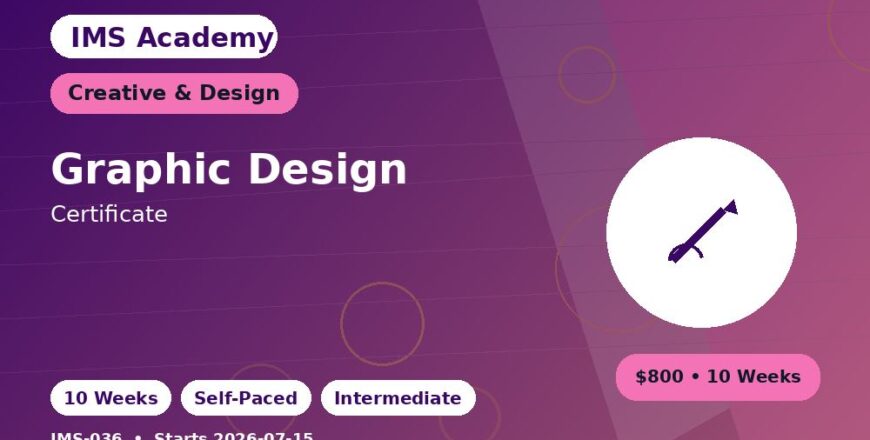 Certificate - Graphic Design