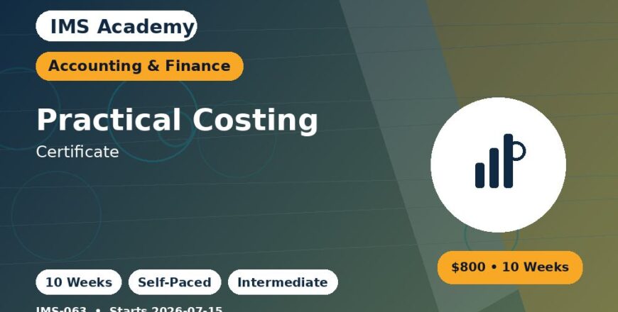Certificate - Practical Costing